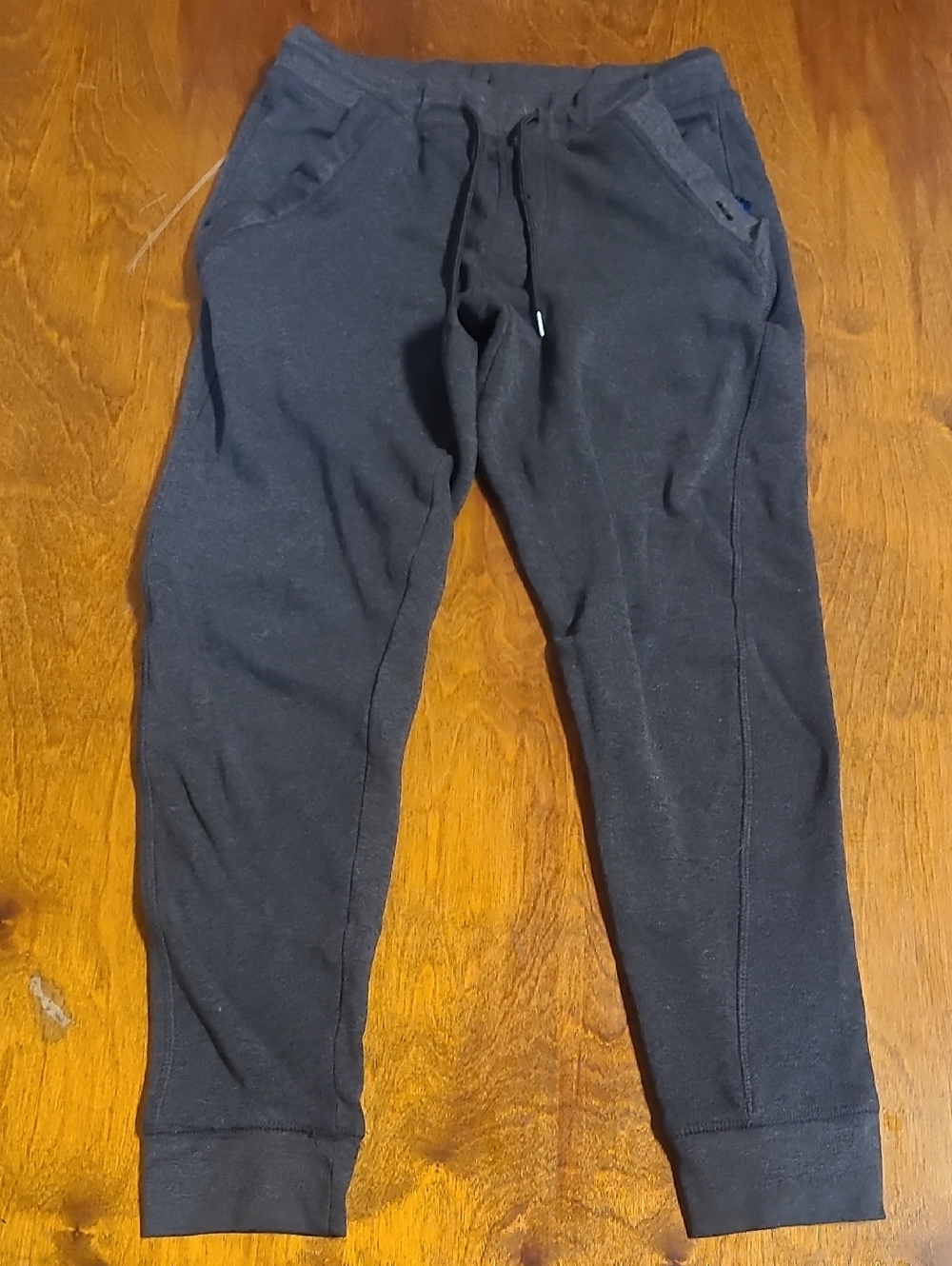Men's Black Slim Fit Jogger Sweatpants with Drawstring